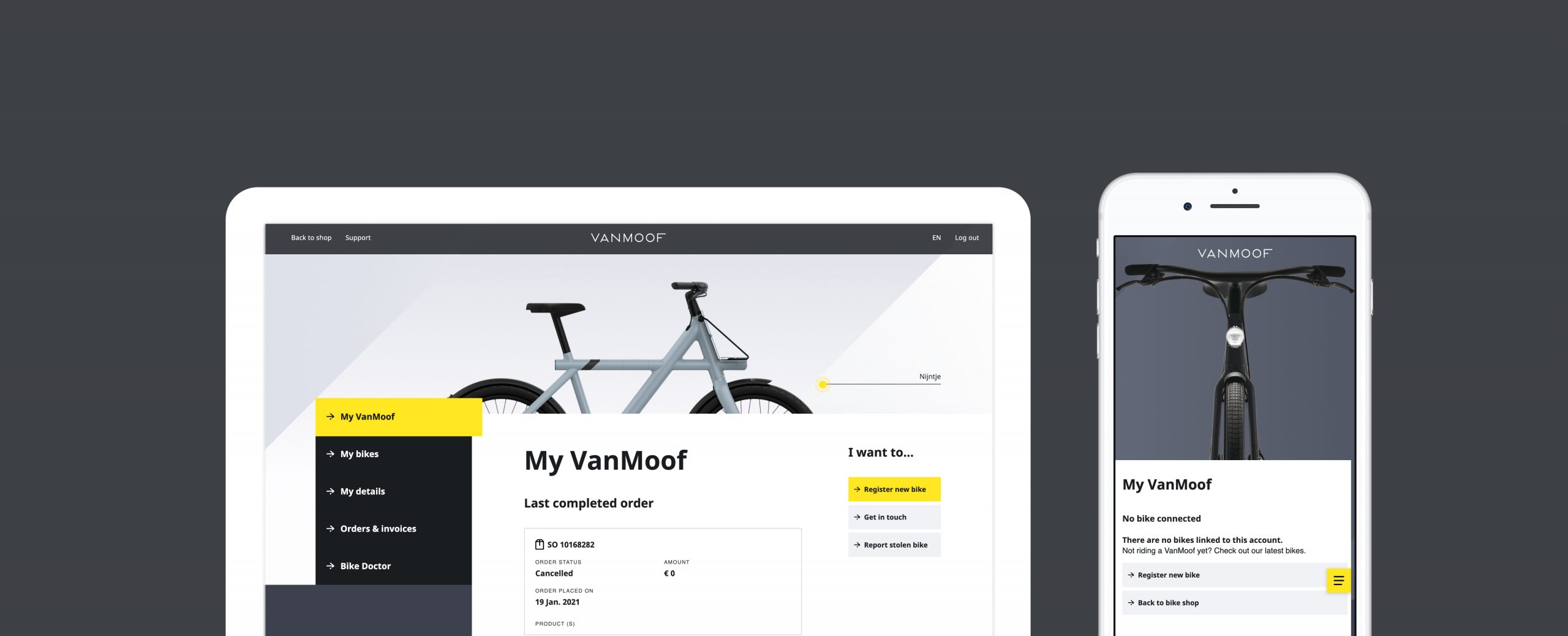 VanMoof project heasder